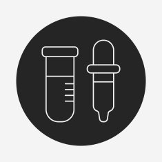 Beaker line icon N33