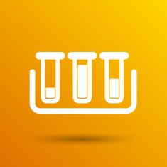 test icon vector fluid symbol flask glass chemistry experiment N2