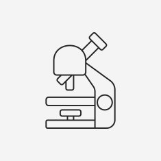 Microscope line icon N7