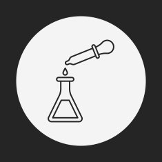 Beaker line icon N45
