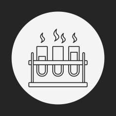Beaker line icon N65