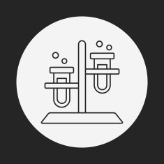 Beaker line icon N73