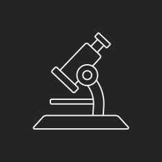 Microscope line icon N9