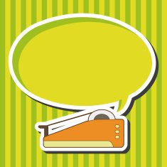 stationary tape dispenser theme elements vector eps N3