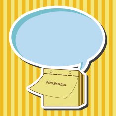 stationary note theme elements vector eps N6