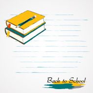 Books and pencil