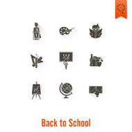 school and education icons N415