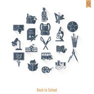 school and education icons N419