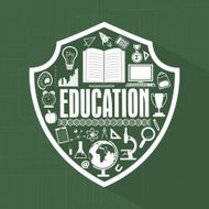 Creative educational items in shield N2