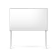 Blank white board