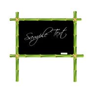 Bamboo blackboard
