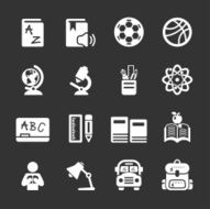 education icon set vector eps10