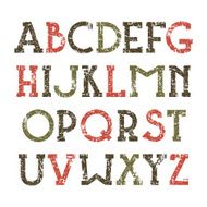 Serif font bold in classic style