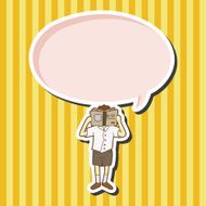 student cartoon theme elements N87