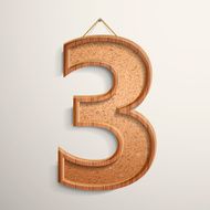 3d cork board texture number 3