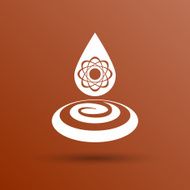 chemical icons icon drop water element formula symbol atom gene N3