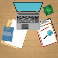 Flat mockups for design and infographics