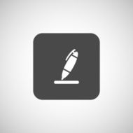 pen icon tool interface sign symbol graphic N8