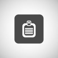 Check list vector icon Flat design isolated document N8