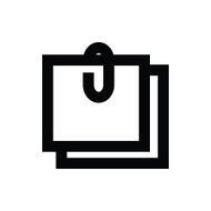Attachment Vector Icon