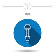 Pencil icon Drawing tool sign N29