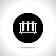 icon of laboratory tubes N11