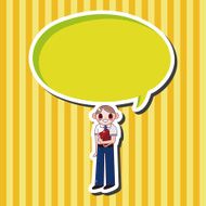 student cartoon theme elements N103