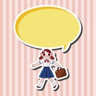 student cartoon theme elements N105