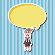 student cartoon theme elements N107