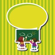 student cartoon theme elements N111