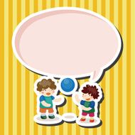 student cartoon theme elements N114