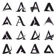 Alphabet symbols and elements of A letter N10