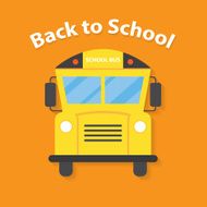 Back to School flat style design