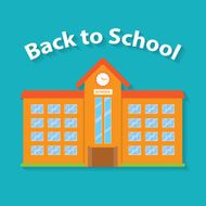 Back to School flat style design N2