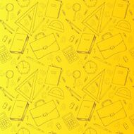 Hand drawn school symbols N34
