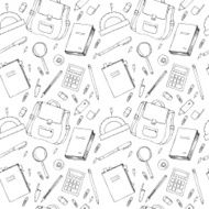 Hand drawn school symbols N45