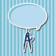 Stationery compasses theme elements N8