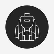 backpack line icon N8