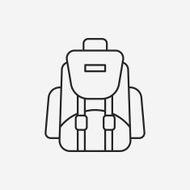 backpack line icon N11
