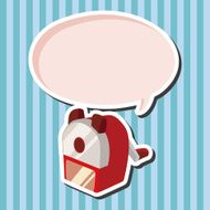Pencil sharpeners theme elements N4