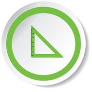 Triangle ruler icon N5