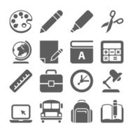 school and education icons N449