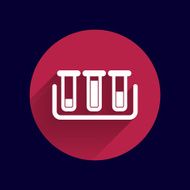 test icon vector fluid symbol flask glass chemistry experiment N8
