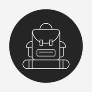 backpack line icon N16
