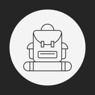backpack line icon N18