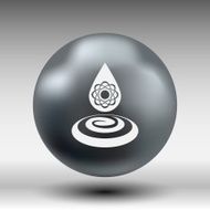 chemical icons icon drop water element formula symbol atom gene N7