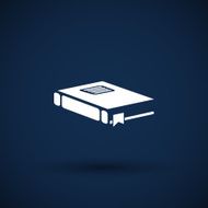 web button Flat design with shadow N25