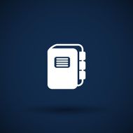 web button Flat design with shadow N26