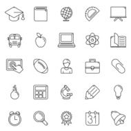Education icons N103