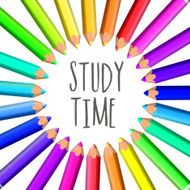 Creative illustration for Study Time